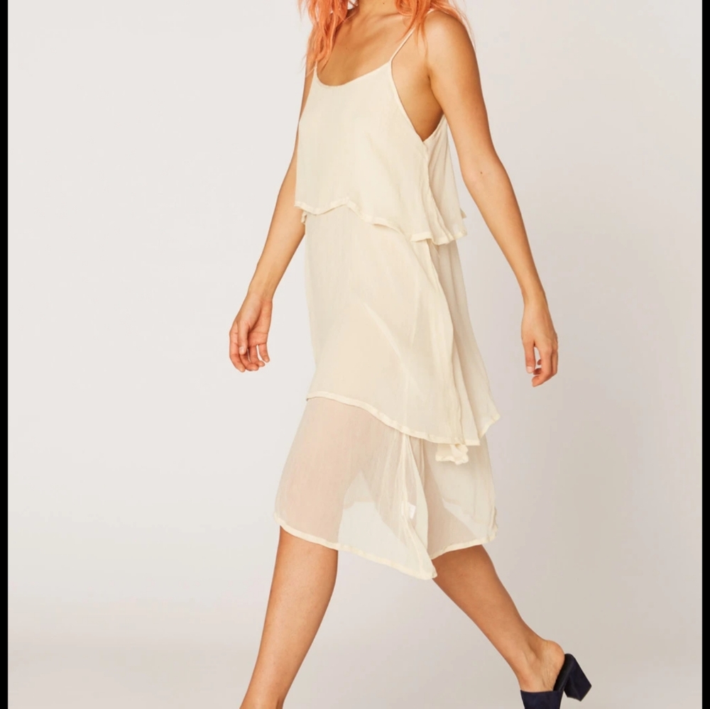 LACAUSA Gaia chiffon dress
